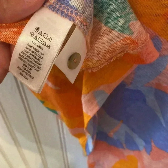 Joie Multicolor Abstract Print Top - Picture 10 of 10